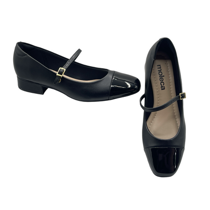 Sapato Feminino Boneca Salto Baixo Moleca 5795.103