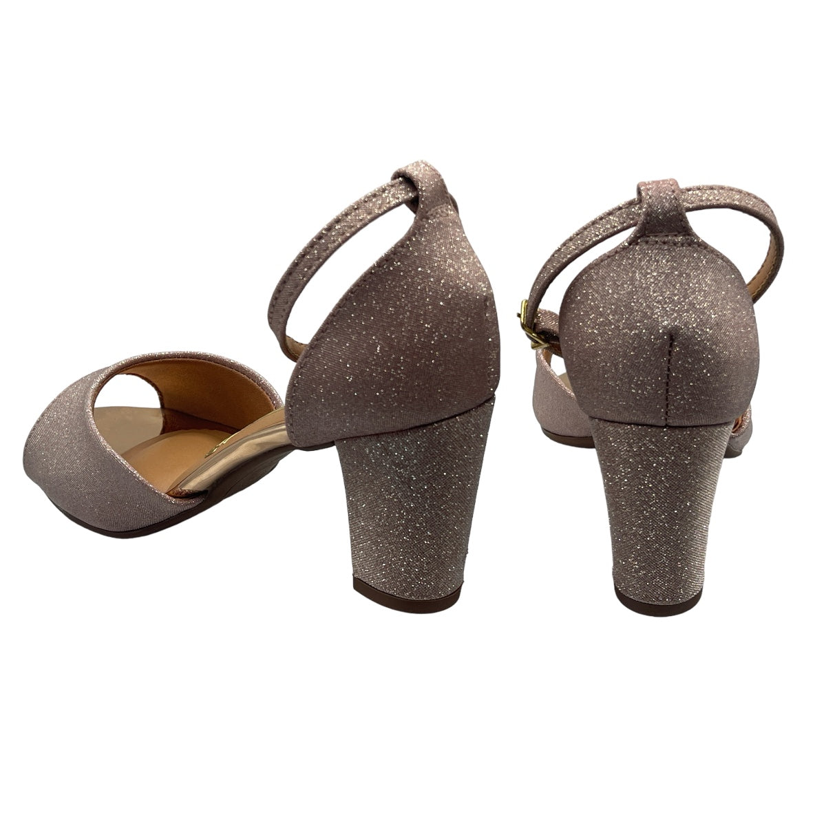 Sandália Feminina Salto Alto Grosso Glitter Vizzano 6262.406