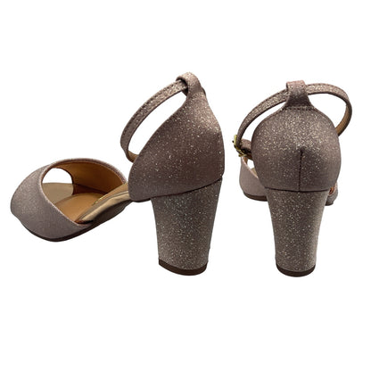 Sandália Feminina Salto Alto Grosso Glitter Vizzano 6262.406