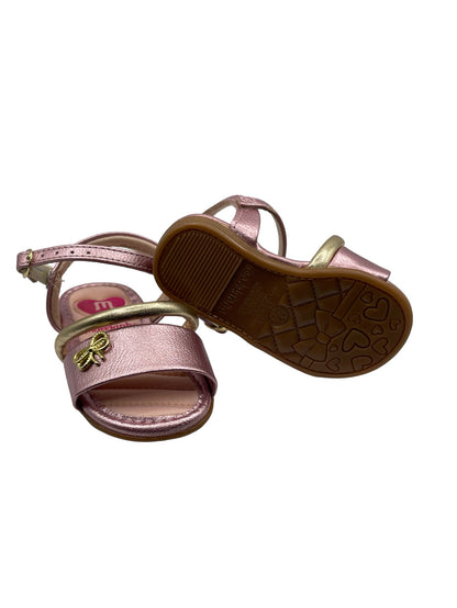 Sandália Infantil Papete Verniz Metalizado Molekinha 2112.671