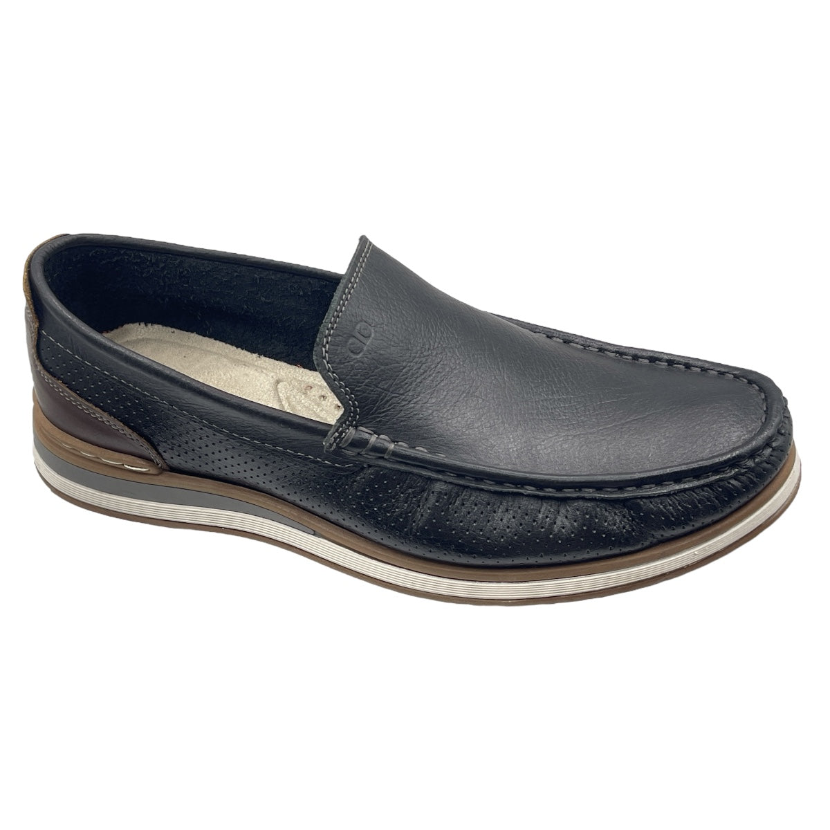 Sapato Masculino Mocassim Denim Flow Democrata 252101