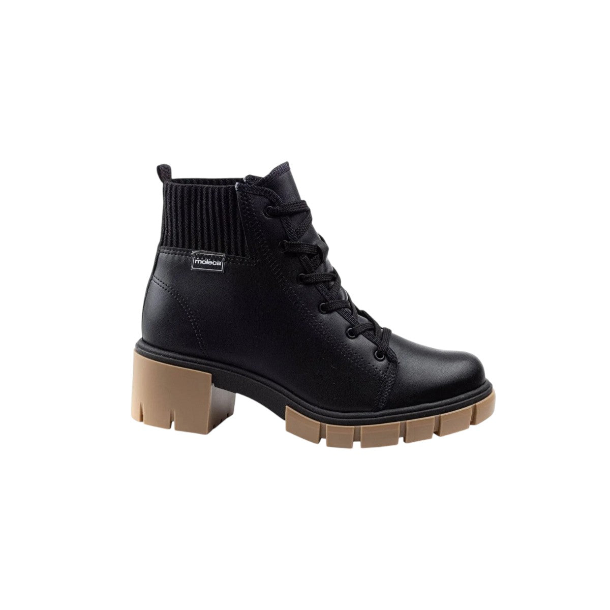 Bota Feminina Coturno Tratorada Moleca 5338.103