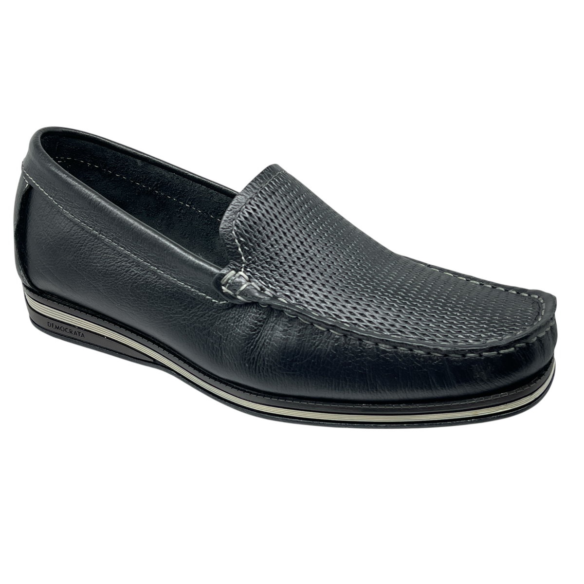 Sapato Masculino Mocassim Easy Ted Couro Democrata 135201