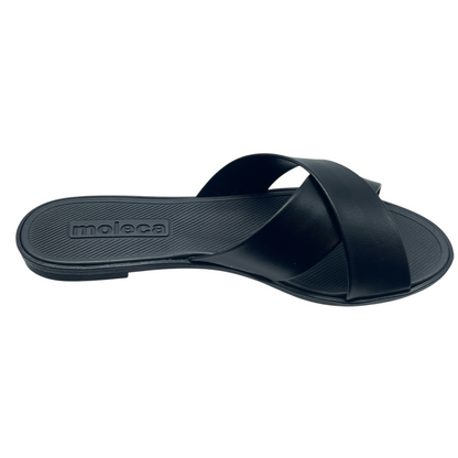 Sandália Feminina Rasteira Slide Tiras Cruzadas Moleca 5532.100