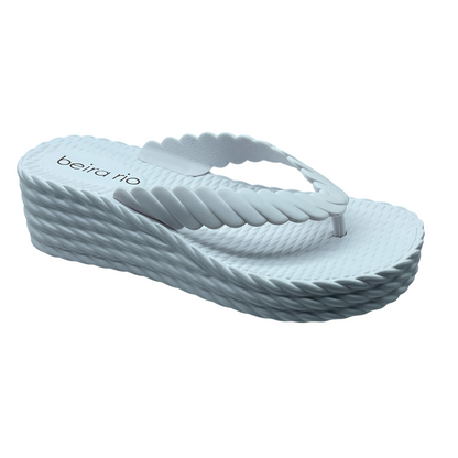 Chinelo Tamanco Casual Anabela Confortavel Beira Rio 8561.100