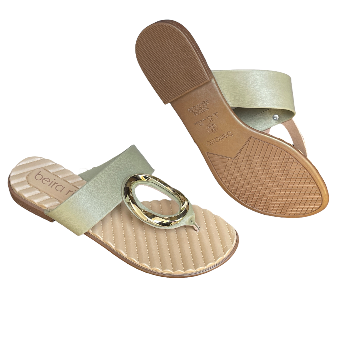 Sandália Feminino Rasteirinha Napa Dedo Beira Rio 8519.108