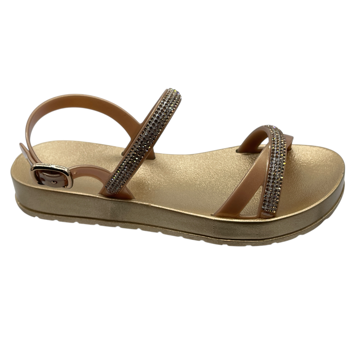 Sandália Papete Feminina Rasteira Zaxy Intense 19118