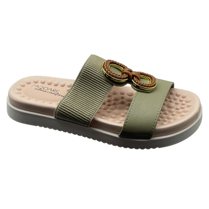 Chinelo Tamanco Slide C/ Elástico Modare Ultraconforto 7178.107