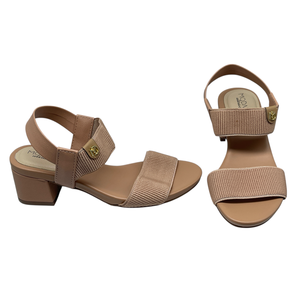 Sandália Feminina Com Elástico Canelado Modare Ultraconforto 7187.100