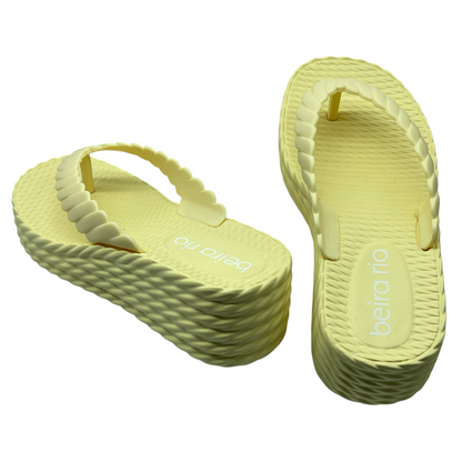 Chinelo Tamanco Casual Anabela Confortavel Beira Rio 8561.100