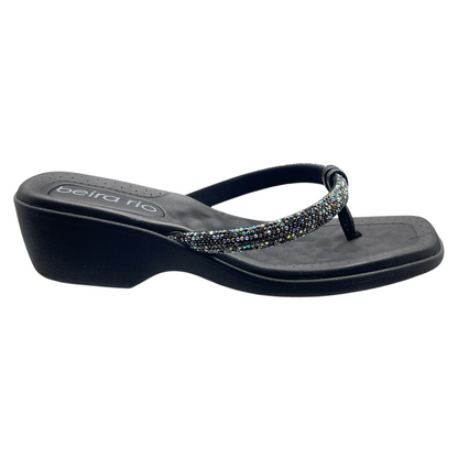 Tamanco Feminino Salto Grosso Baixo Strass Beira Rio 8527.104