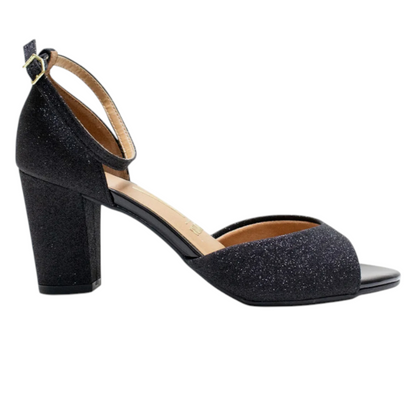 Sandália Feminina Salto Alto Grosso Glitter Vizzano 6262.406