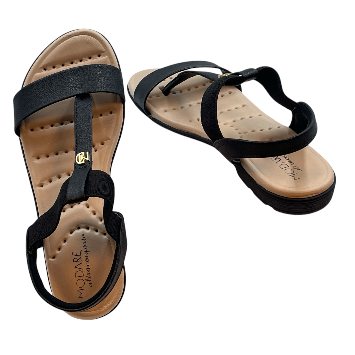 Sandália Feminina Napa Elástico Modare Ultraconforto 7053.163