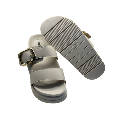 Sandália Tamanco Slide Flatfom Tratorada Moleca 5513.103