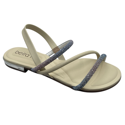Sandália Rasteira Tiras Strass Degrade Beira Rio 8263.969