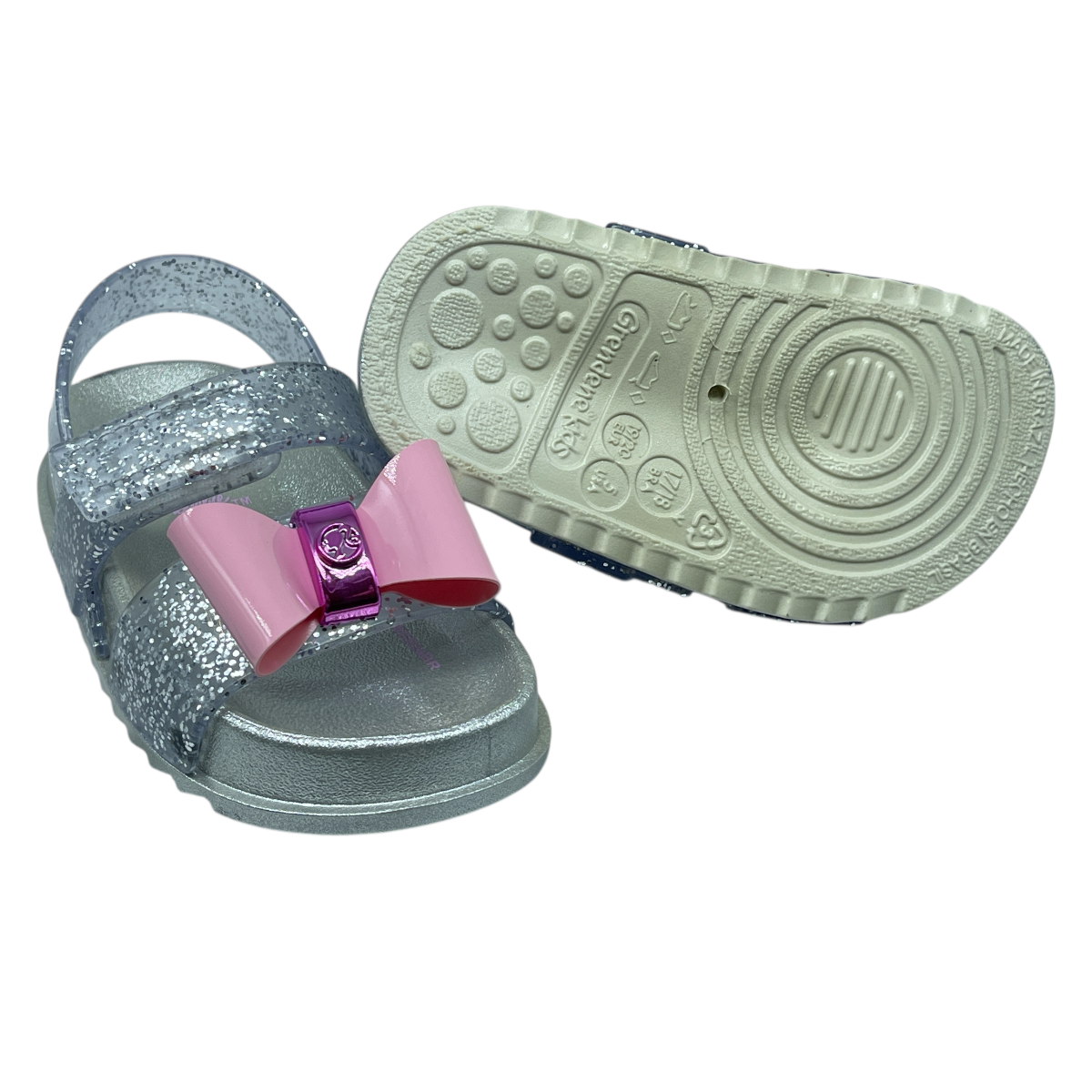 Sandália Infantil Glitter Barbie Charm Baby Grendene 23202