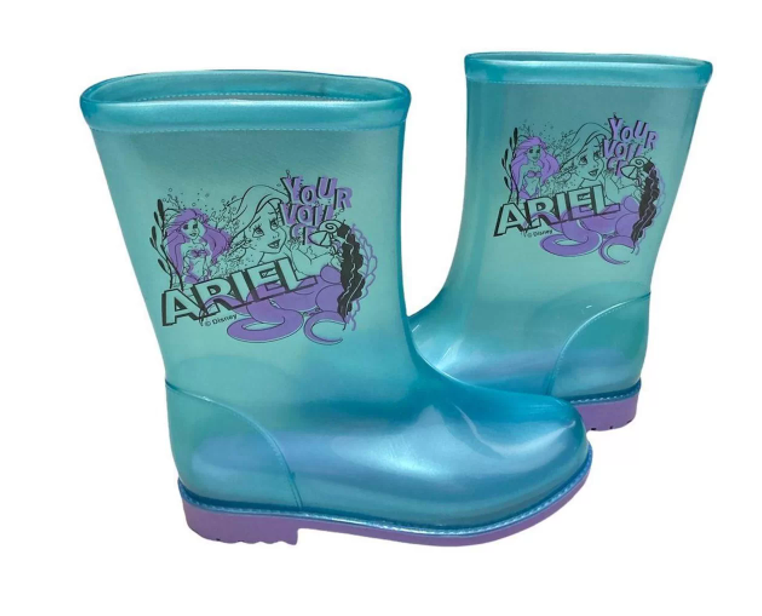 Bota Galocha Menina Infantil Disney Rain Magic Ariel Grendene 22731