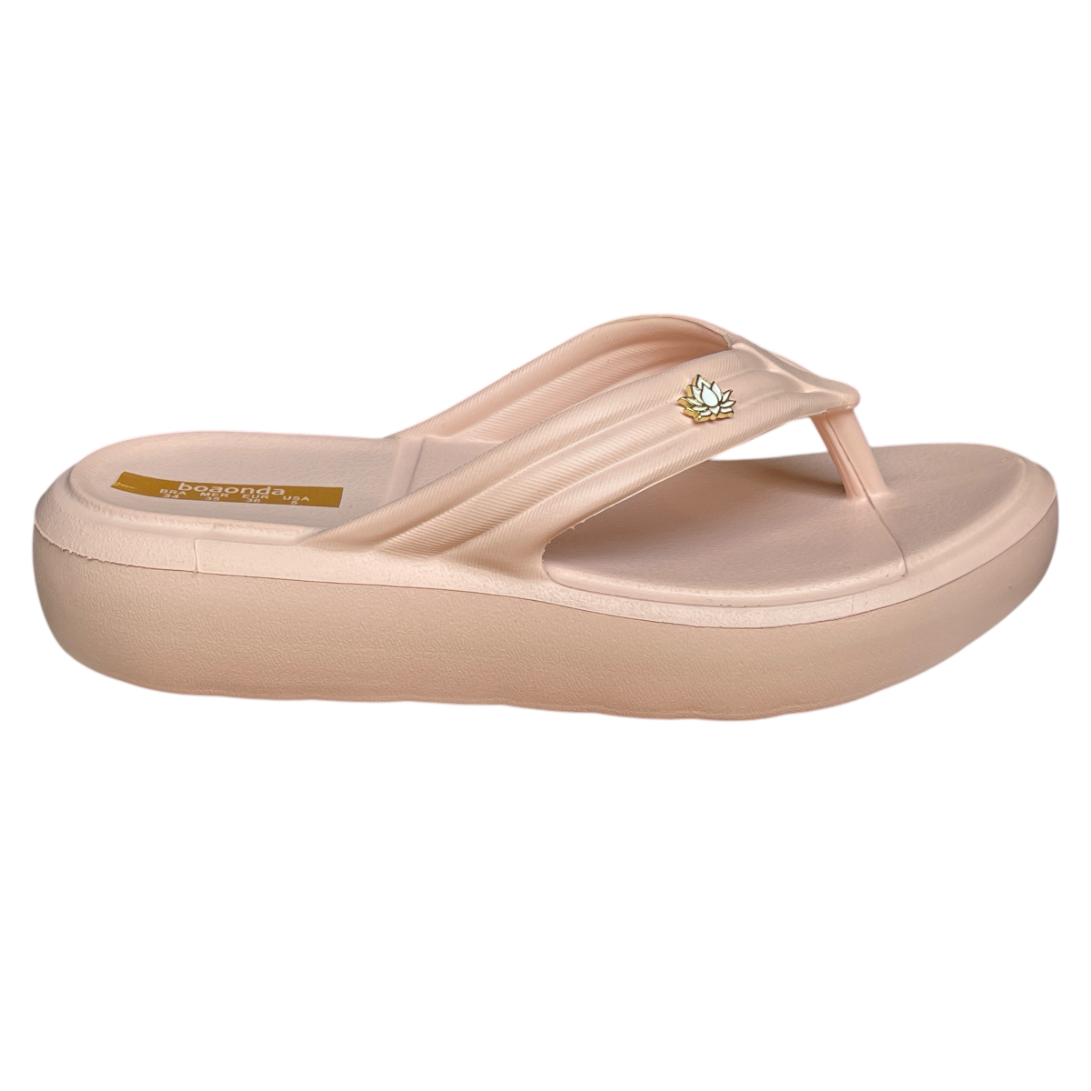 Chinelo Tamanco Feminino Plataforma EVA  Alana Shine Boaonda 102