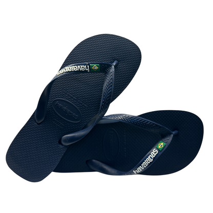 Chinelo Masculina Casual Havaianas Brasil Logo