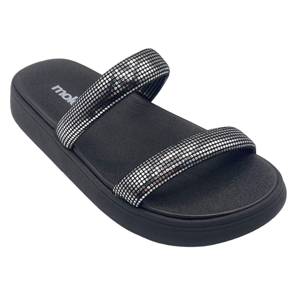 Chinelo Slide Tira Camurça Paris Glam Moleca 5507.101