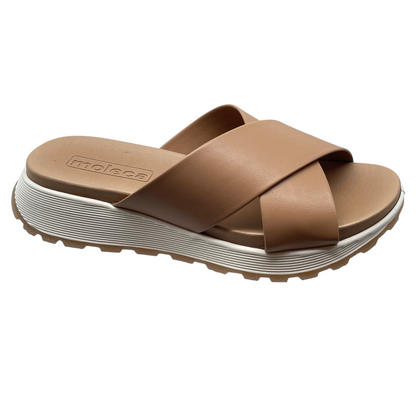 Tamanco Feminino Tiras Cruzadas Casual Tratorado Moleca 5537.100