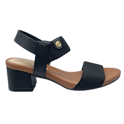 Sandália Elástico Canelado Salto Quadrado Modare Ultraconforto 7187.100