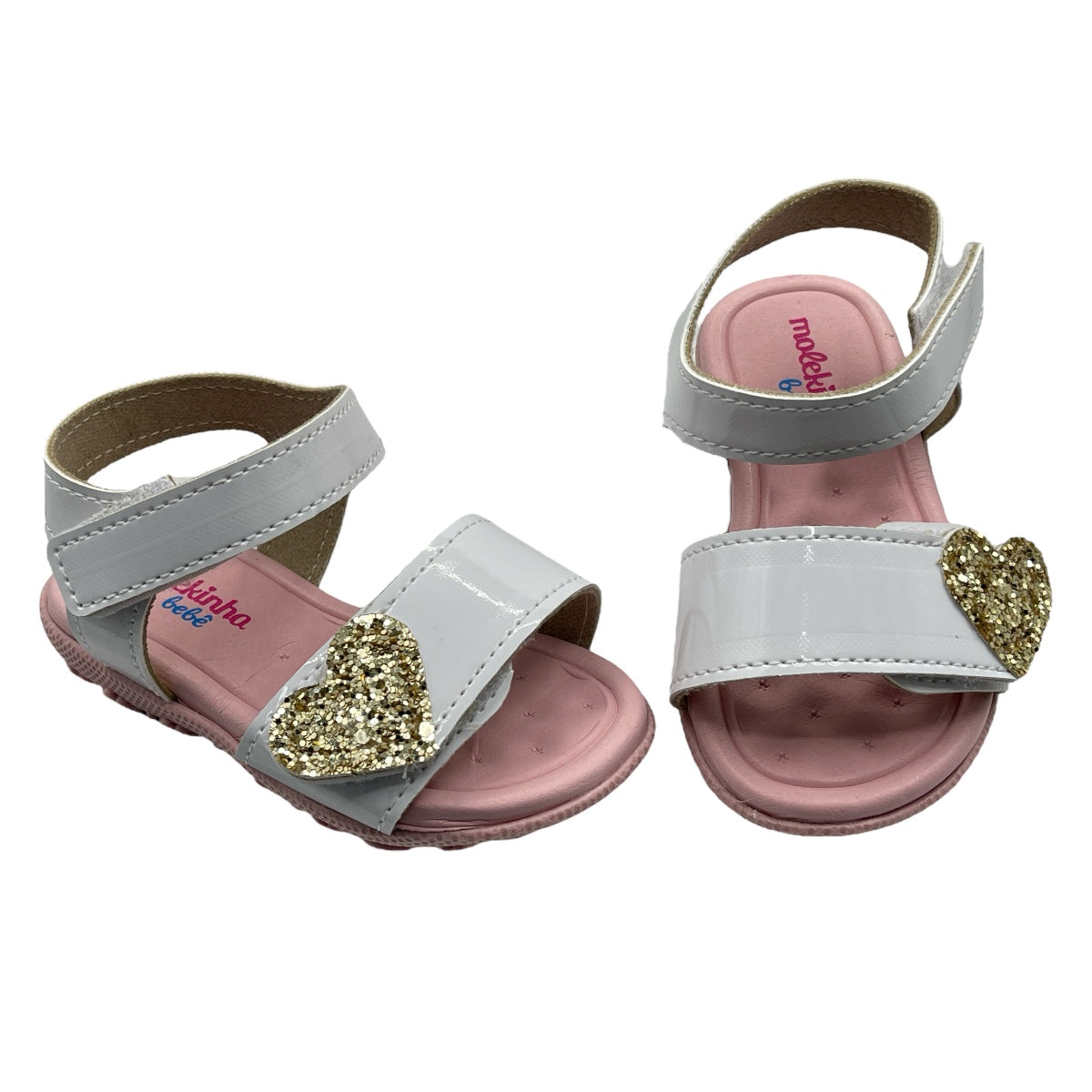 Sandália Infantil Verniz Maxi Glitter Molekinha 2121.150