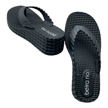Chinelo Tamanco Casual Anabela Confortavel Beira Rio 8561.100