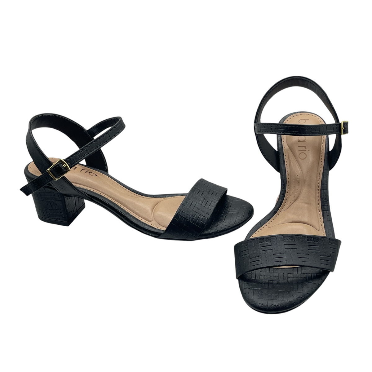 Sandália Feminina Casual Salto Bloco Napa Beira Rio 8246.1176