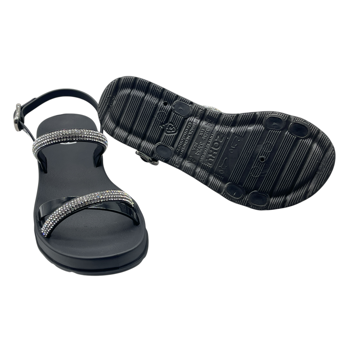 Sandália Papete Feminina Rasteira Zaxy Intense 19118