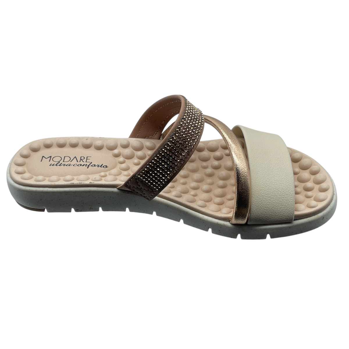 Tamanco Reflex Sense Strass Modare Ultraconforto 7162.221