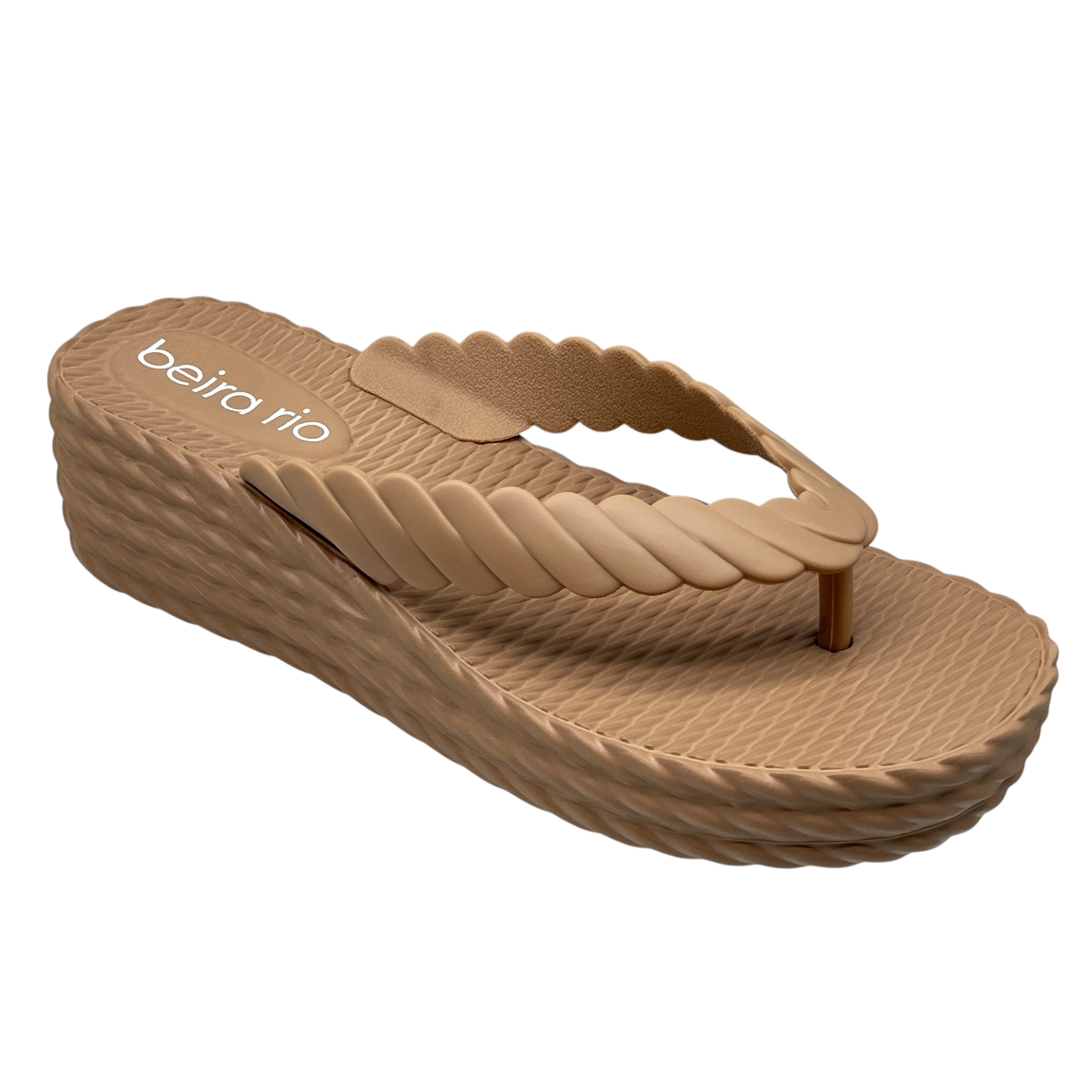 Chinelo Tamanco Casual Anabela Confortavel Beira Rio 8561.100