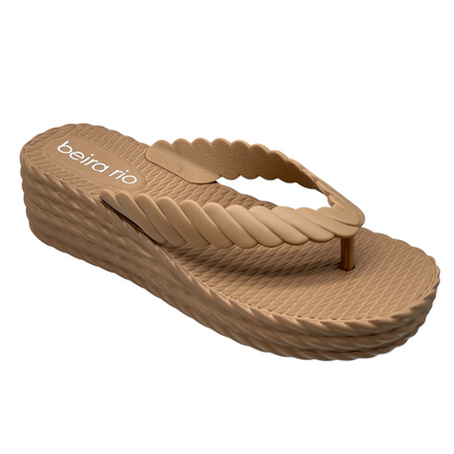 Chinelo Tamanco Casual Anabela Confortavel Beira Rio 8561.100