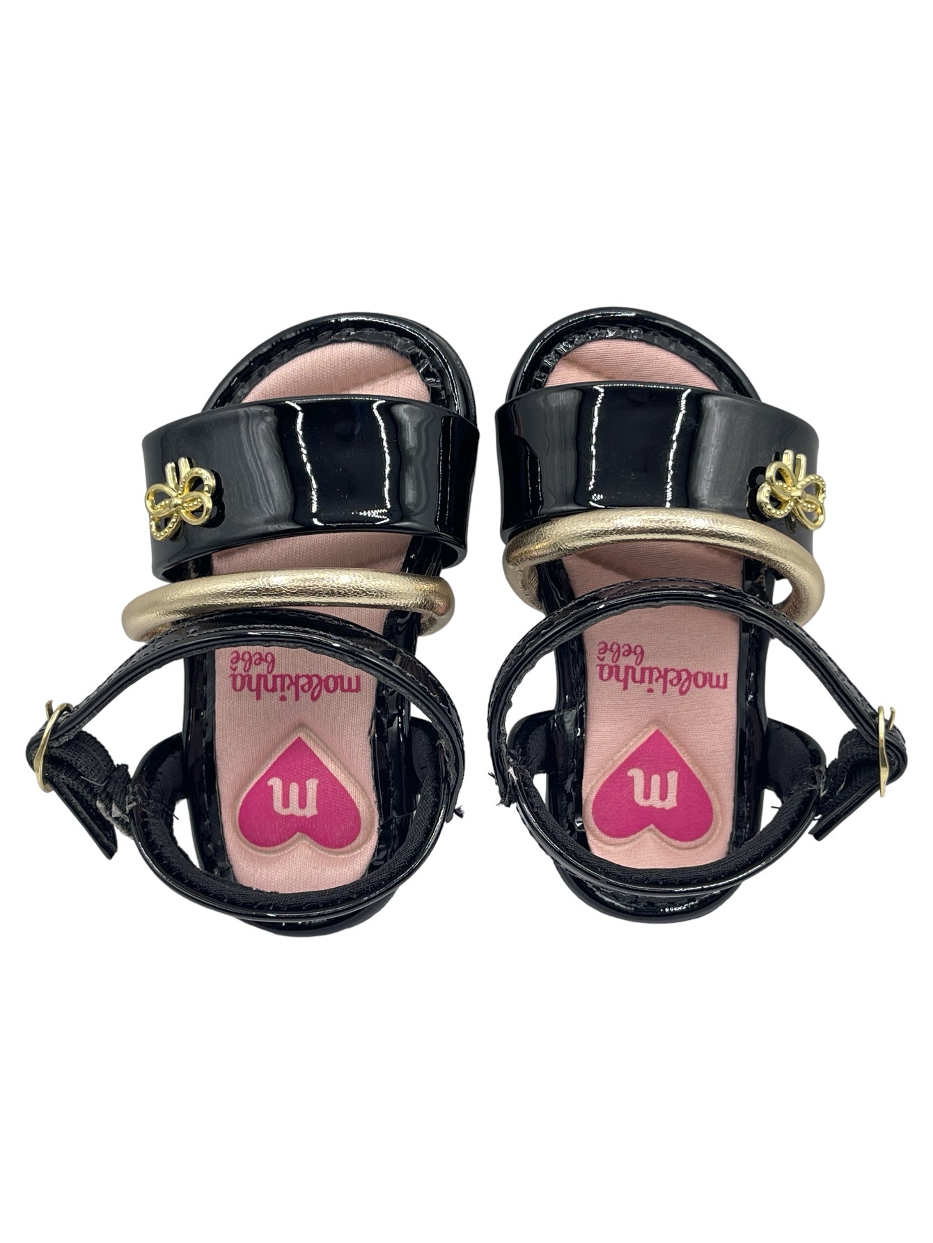 Sandália Infantil Papete Verniz Metalizado Molekinha 2112.671