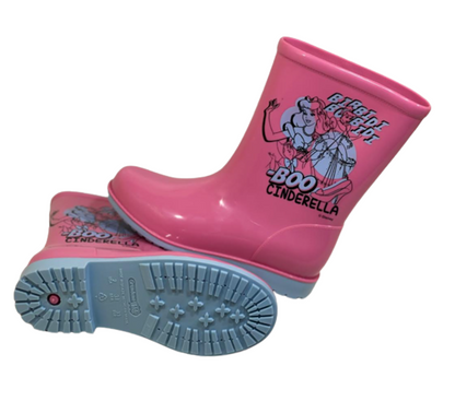 Bota Galocha Grendene Kids Disney Rain Magic Cinderella 22731