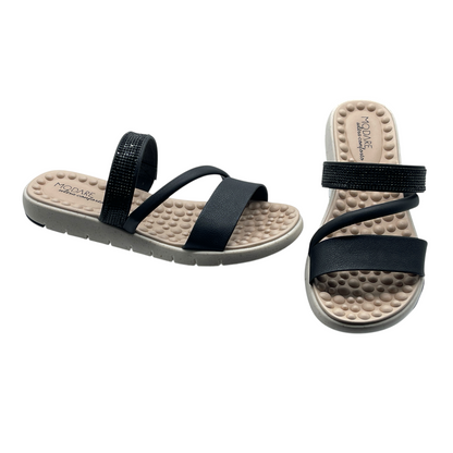 Tamanco Reflex Sense Strass Modare Ultraconforto 7162.221