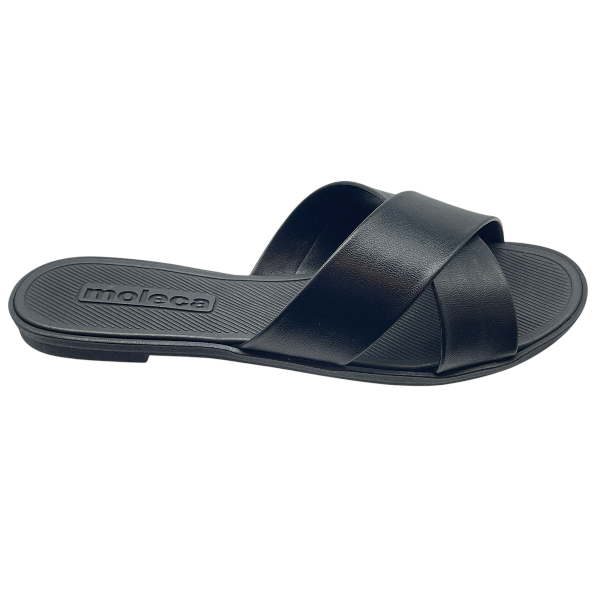 Sandália Feminina Rasteira Slide Tiras Cruzadas Moleca 5532.100