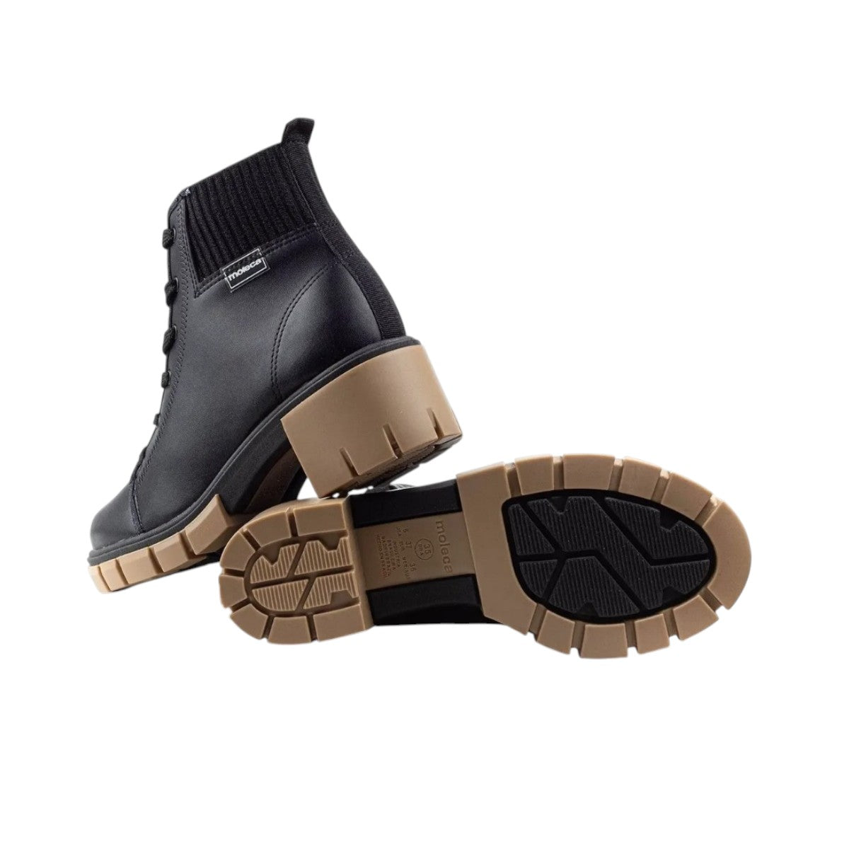 Bota Feminina Coturno Tratorada Moleca 5338.103
