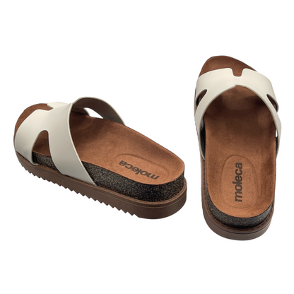 Chinelo Tamanco Feminino Slide Tratorado Moleca 5500.100