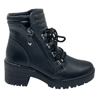 Bota Coturno Feminina Salto Grosso Tratorada Mississipi MI621A