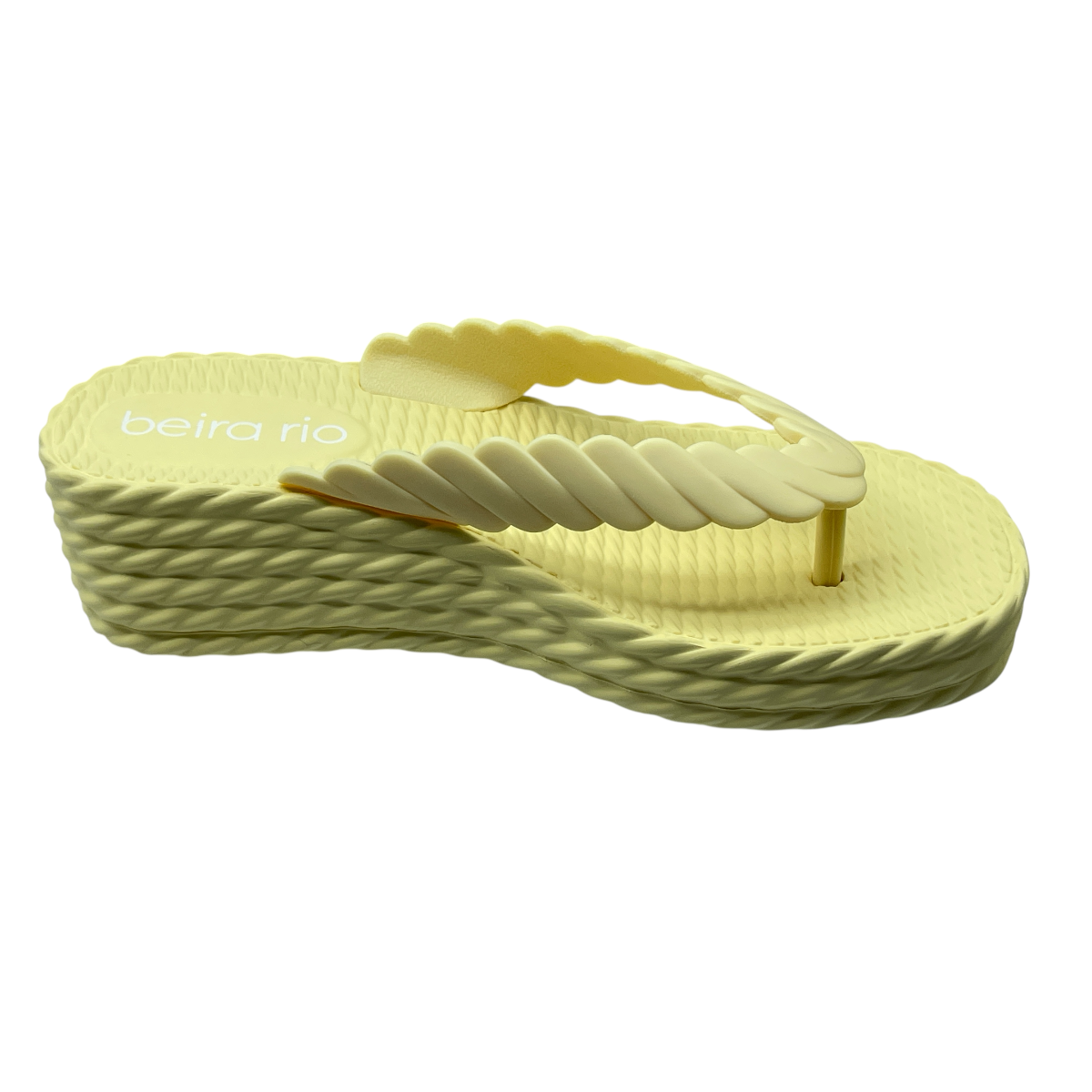 Chinelo Tamanco Casual Anabela Confortavel Beira Rio 8561.100
