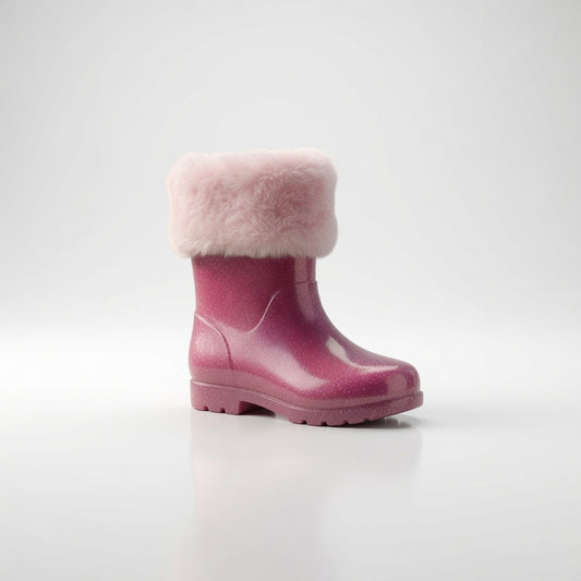 Bota Galocha Infantil Pelucia Charmosinha Chic 2256