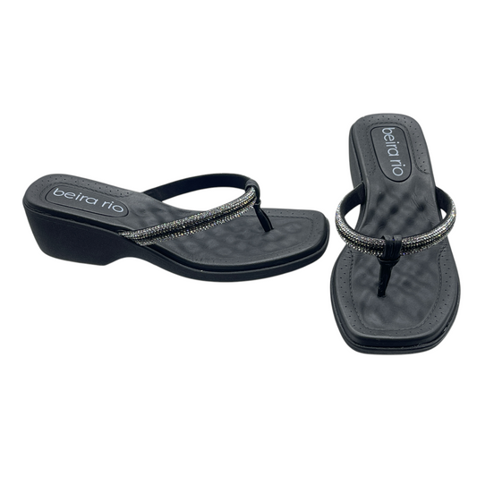 Tamanco Feminino Salto Grosso Baixo Strass Beira Rio 8527.104