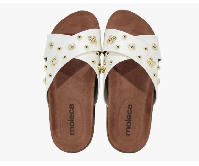 Chinelo Tamanco Slide Moleca 5500.112