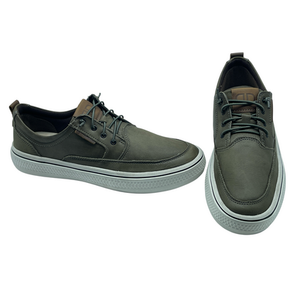 Tênis Masculino Denim Fender Couro Conforto Democrata 290202