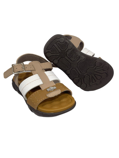 Sandália Papete Infantil Napa Tiras Rustico Molekinho 2135.104