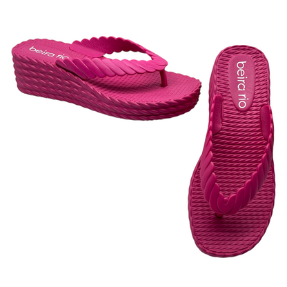 Chinelo Tamanco Casual Anabela Confortavel Beira Rio 8561.100