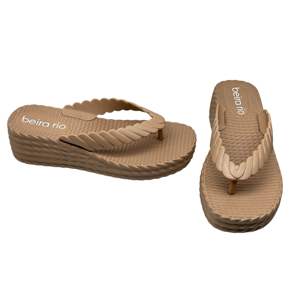 Chinelo Tamanco Casual Anabela Confortavel Beira Rio 8561.100