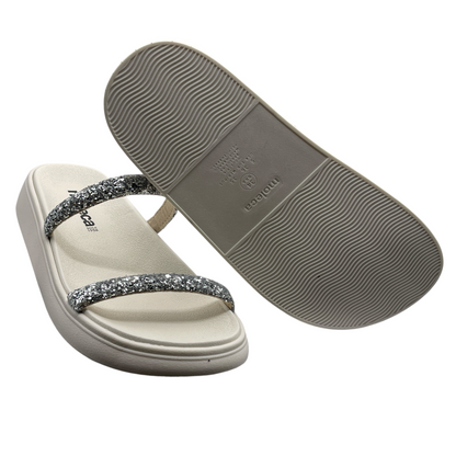 Chinelo Feminino Slide Tira Maxi Glitter Moleca 5507.100