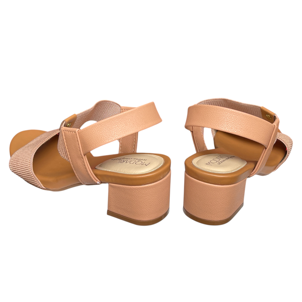 Sandália Elástico Canelado Salto Quadrado Modare Ultraconforto 7187.100
